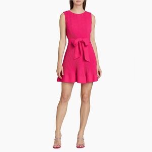 Milly Carreen Pleated Dress In Milly Pink SZ 10